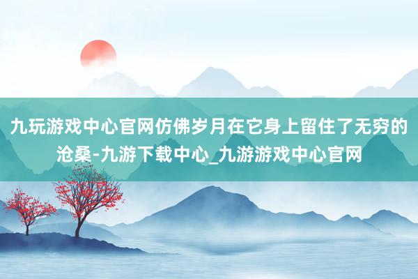 九玩游戏中心官网仿佛岁月在它身上留住了无穷的沧桑-九游下载中心_九游游戏中心官网