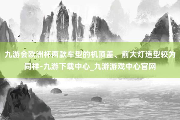 九游会欧洲杯两款车型的机顶盖、前大灯造型较为同样-九游下载中心_九游游戏中心官网