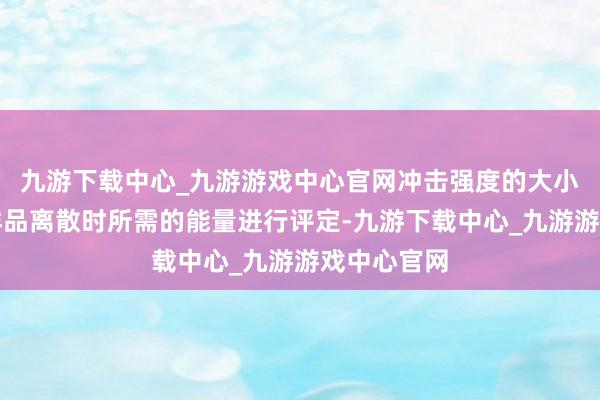 九游下载中心_九游游戏中心官网冲击强度的大小频频通过样品离散时所需的能量进行评定-九游下载中心_九游游戏中心官网